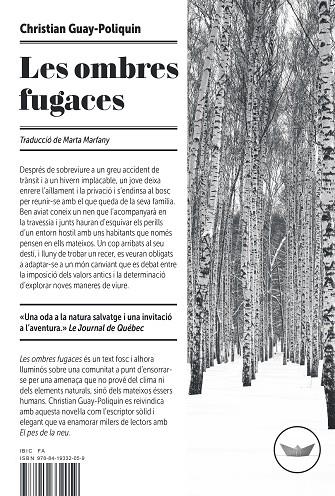 OMBRES FUGACES, LES | 9788419332059 | GUAY-POLIQUIN, CHRISTIAN | Llibreria La Gralla | Llibreria online de Granollers