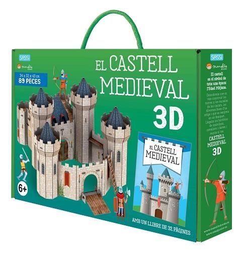 CASTELL MEDIEVAL 3D AMB LLIBRE CAT | 9788418697333 | Llibreria La Gralla | Llibreria online de Granollers