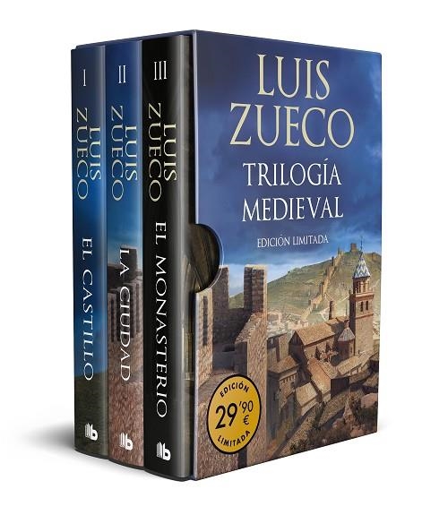 TRILOGÍA MEDIEVAL. (ESTUCHE CON: EL CASTILLO |  EL MONASTERIO | LA CIUDAD). EDIC | 9788413145747 | ZUECO, LUIS | Llibreria La Gralla | Librería online de Granollers