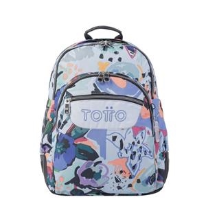 MOTXILLA TOTTO CRAYOLES ESTAMPAT FLORS | 7704758626309 | MA04ECO029-2220N-4H1 | Llibreria La Gralla | Llibreria online de Granollers