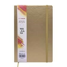 LLIBRETA A5 WAKALA LLISA PALTA/OR | 8436565255135 | WAKCU1351 | Llibreria La Gralla | Llibreria online de Granollers