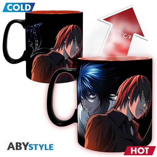 TAZA TERMICA 460 ML DEATH NOTE KIRA & RYUK | 3665361071952 | ABYSSE | Llibreria La Gralla | Llibreria online de Granollers