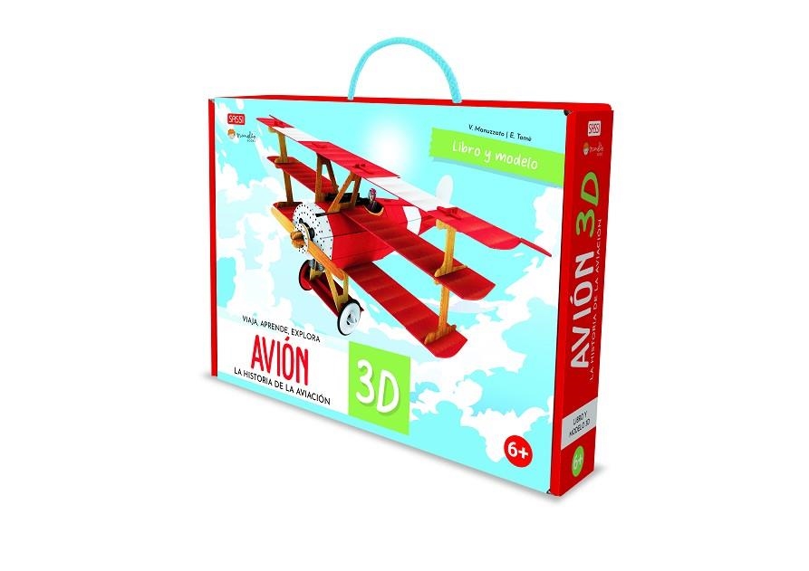 CONSTRUYE EL AVION 3D | 9788418697623 | V. MANUZZATO, E. TOMÉ | Llibreria La Gralla | Llibreria online de Granollers