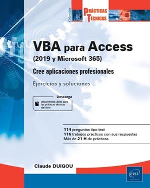 VBA PARA ACCESS (2019 Y OFFICE 365) | 9782409029943 | DUIGOU, CLAUDE | Llibreria La Gralla | Llibreria online de Granollers
