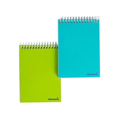 LLIBRETA A7 LIDERPAPEL QUADRICULA ESPIRAL 80 FULLS | 8423473098633 | 09863 | Llibreria La Gralla | Librería online de Granollers
