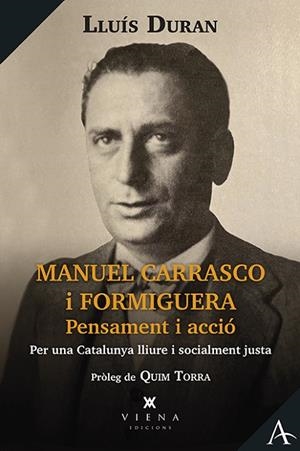 MANUEL CARRASCO I FORMIGUERA | 9788418908811 | DURAN SOLÀ, LLUÍS | Llibreria La Gralla | Librería online de Granollers