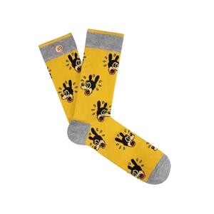 MITJONS CABAIA 31-35 DIBUIXOS ANIMATS GROC | 3701328343806 | Llibreria La Gralla | Llibreria online de Granollers