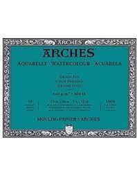 BLOC AQUAREL.LA ARCHES GRA FI 640 GRM 23X31 100% COTO | 3700417114754 | A1795065 | Llibreria La Gralla | Librería online de Granollers