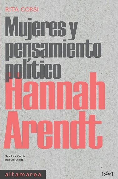 HANNAH ARENDT | 9788418481772 | CORSI, RITA | Llibreria La Gralla | Librería online de Granollers