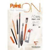 BLOC CLAIREFONTAINE PAINT MULTITECNIQUES A5 250 G 40F | 3329680965384 | 96538C | Llibreria La Gralla | Librería online de Granollers