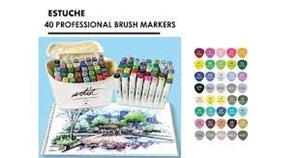 ESTOIG RETOLADORS ARTIST DUO TINTA PERMANENT BLANC 40 UNIT | 8431234182729 | AB1240 | Llibreria La Gralla | Librería online de Granollers