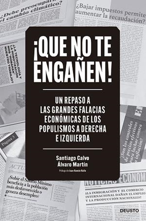 QUE NO TE ENGAÑEN! | 9788423434411 | MARTÍN, ÁLVARO / CALVO, SANTIAGO | Llibreria La Gralla | Librería online de Granollers
