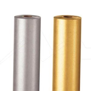 PAPER KRAFT CLAIREFONTAINE 3MX70CM OR I PLATA | 3065503049762 | 95777C | Llibreria La Gralla | Librería online de Granollers