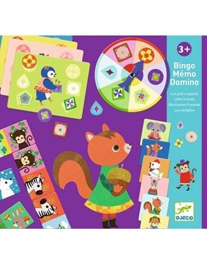 BINGO MEMO DOMINO DJECO LOS AMIGUITOS | 3070900081437 | Llibreria La Gralla | Librería online de Granollers
