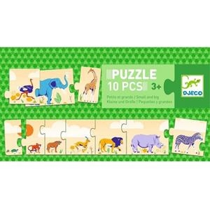 PUZZLE DJECO 10 PECES PETITS I GRANS | 3070900081895 | Llibreria La Gralla | Librería online de Granollers
