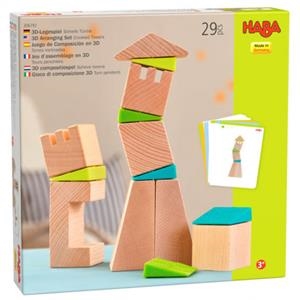 JUEGO DE COMPOSICION 3D TORRES INCLINADAS | 4010168262468 | HABA | Llibreria La Gralla | Librería online de Granollers