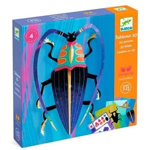 QUADRES 3D DJECO PAPER CREATIU INSECTES | 3070900094499 | Llibreria La Gralla | Llibreria online de Granollers