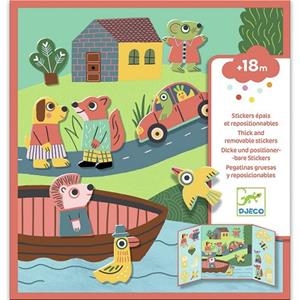 ENGANXINES REPOSICIONABLES DJECO ELS ANIMALS | 3070900090712 | Llibreria La Gralla | Llibreria online de Granollers