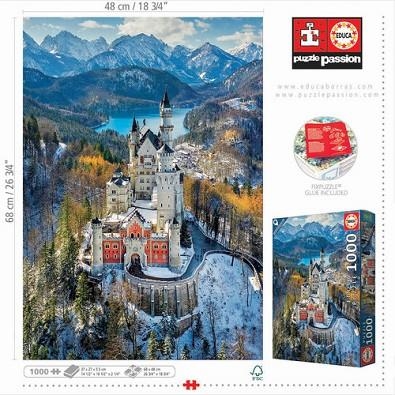 PUZZLE 1000 CASTILLO DE NEUSCHWANSTEIN | 8412668192614 | VVAA | Llibreria La Gralla | Llibreria online de Granollers