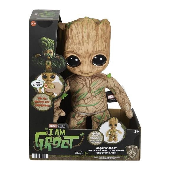 GROOT BAILON PELUCHE 28 CM MARVEL PLUSH | 0194735090204 | MATTEL | Llibreria La Gralla | Llibreria online de Granollers