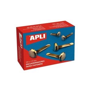ENQUADERNADOR APLI METALIC SENSE ARANDELA DAURAT 12MM  | 8410782122838 | 12283 | Llibreria La Gralla | Llibreria online de Granollers