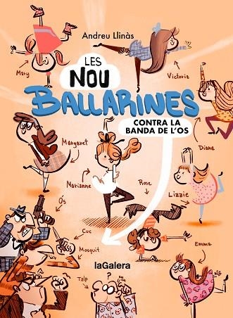 NOU BALLARINES  CONTRA LA BANDA DE L'OS, LE S 1 | 9788424674465 | LLINÀS DURAN, ANDREU | Llibreria La Gralla | Librería online de Granollers