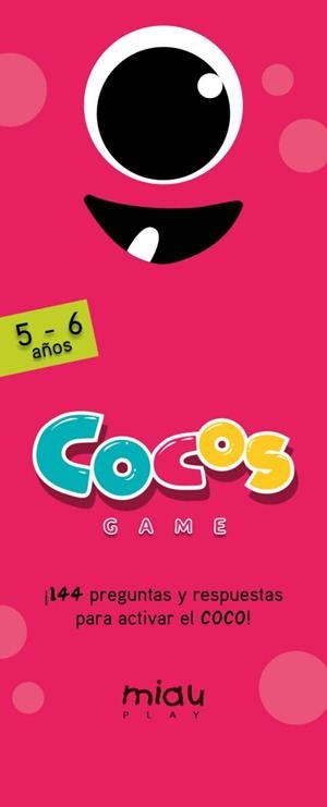 COCOS GAME 5-6 AÑOS | 9788416082193 | OROZCO, MARÍA JOSÉ / RAMOS, ÁNGEL MANUEL / RODRÍGUEZ, CARLOS MIGUEL | Llibreria La Gralla | Librería online de Granollers