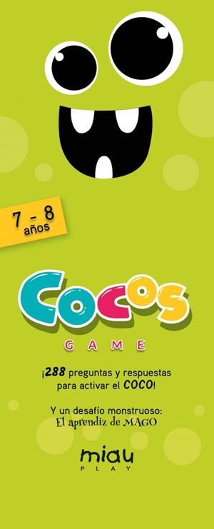 COCOS GAME 7-8 AÑOS | 9788416082216 | OROZCO, MARÍA JOSÉ / RAMOS, ÁNGEL MANUEL / RODRÍGUEZ, CARLOS MIGUEL / JIMÉNEZ DUARTE, LIDIA | Llibreria La Gralla | Librería online de Granollers