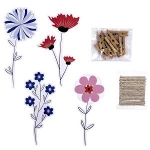 ETIQUETES ARTOZ FLORS AMB CORDILL I PINCES | 7612450191837 | ART144500-196 | Llibreria La Gralla | Librería online de Granollers