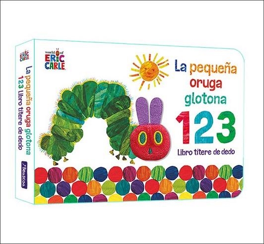 PEQUEÑA ORUGA GLOTONA 1 2 3, LA. LIBRO TÍTERE DE DEDO | 9788448863005 | CARLE, ERIC | Llibreria La Gralla | Llibreria online de Granollers