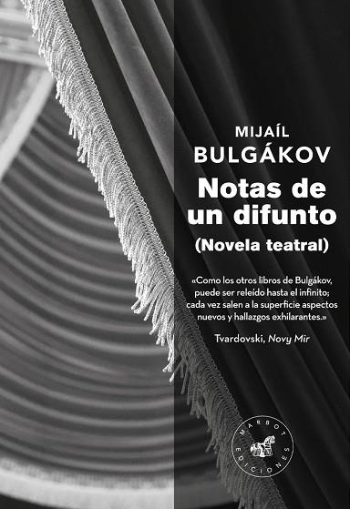 NOTAS DE UN DIFUNTO | 9788492728688 | BULGÁKOV, MIJAÍL AFANÁSIEVICH | Llibreria La Gralla | Librería online de Granollers
