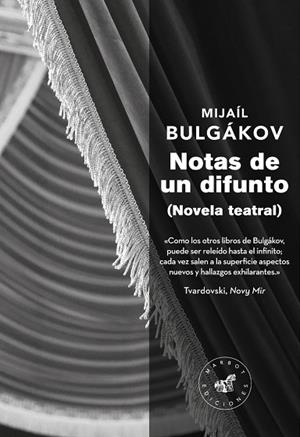 NOTAS DE UN DIFUNTO | 9788492728688 | BULGÁKOV, MIJAÍL AFANÁSIEVICH | Llibreria La Gralla | Librería online de Granollers