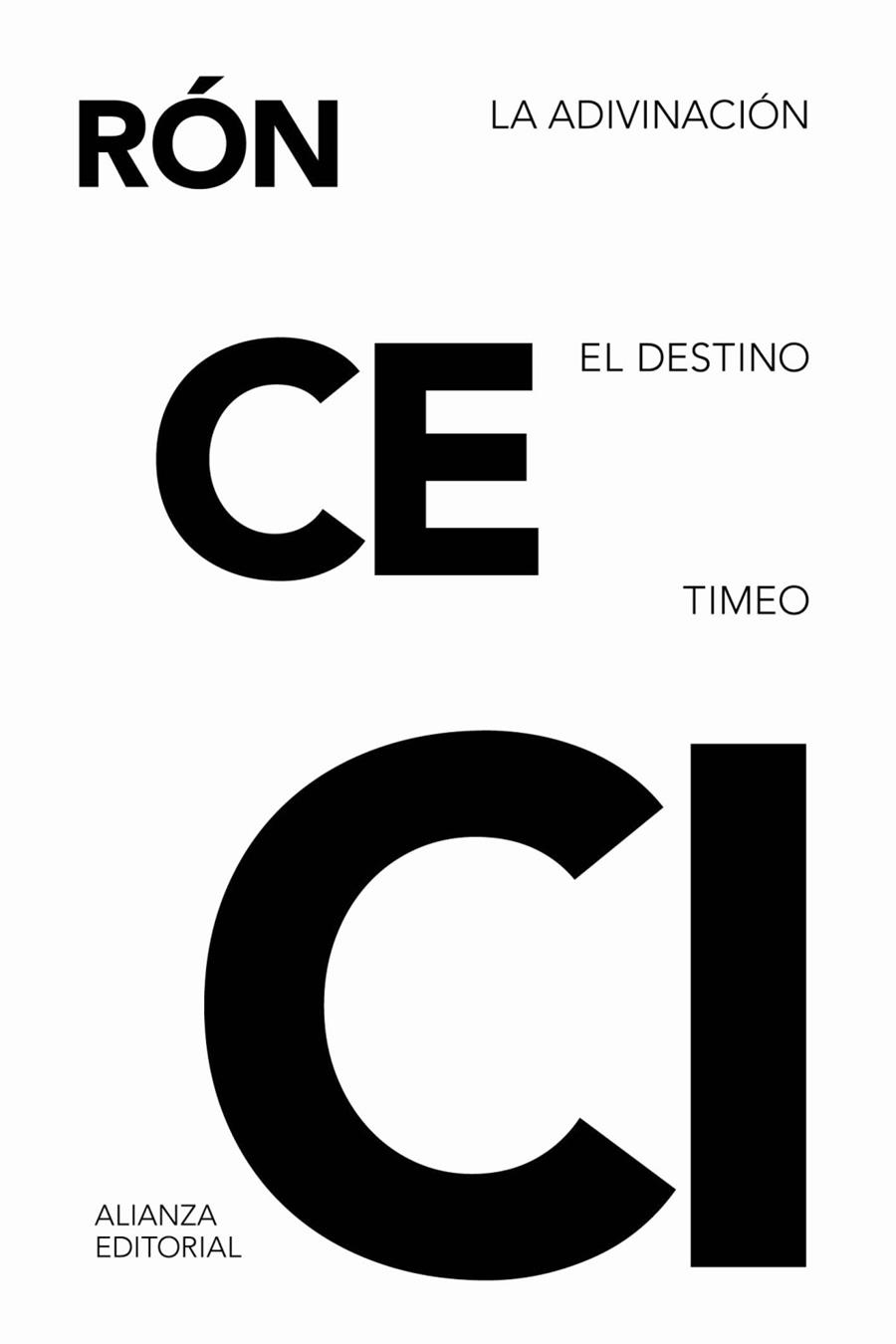 ADIVINACIÓN, LA. EL DESTINO. TIMEO (BOLSILLO) | 9788411480963 | CICERÓN | Llibreria La Gralla | Librería online de Granollers