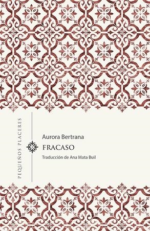 FRACASO | 9788412401929 | BERTRANA, AURORA | Llibreria La Gralla | Librería online de Granollers