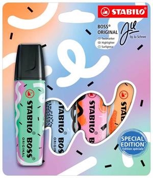PACK STABILO BOSS 4 JU SCHNEE COL·LECCIONABLES | 4006381597180 | 70/4-1-101-5 | Llibreria La Gralla | Llibreria online de Granollers