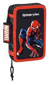 PLUMIER SAFTA MARVEL SPIDERMAN DOBLE NEGRA  | 8412688510085 | SAF412343854 | Llibreria La Gralla | Llibreria online de Granollers