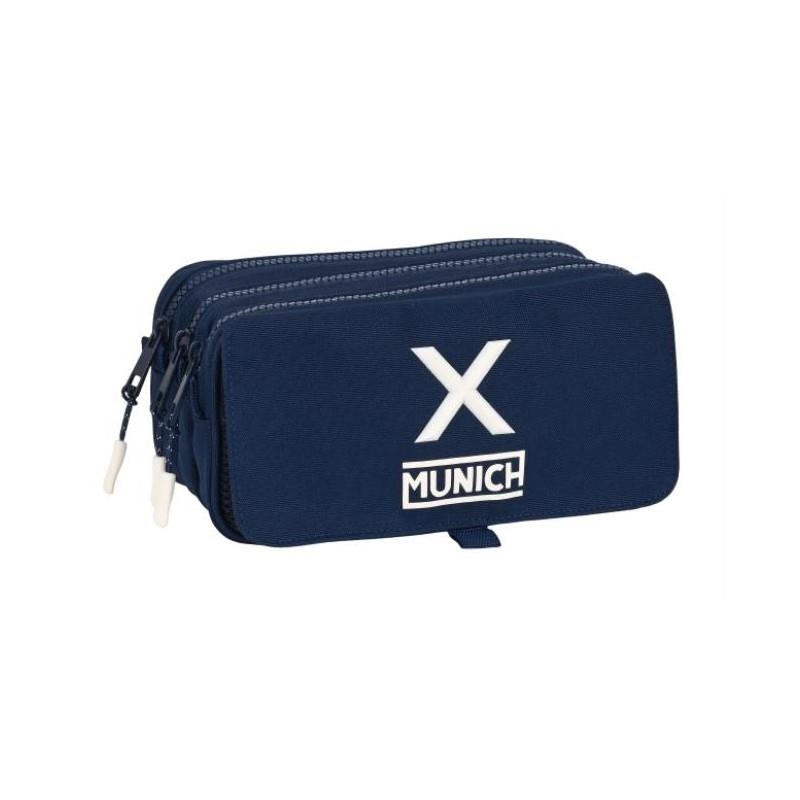 PORTATOT MUNICH BASIC TRIPLE BLAU | 8412688517190 | SAF842323710 | Llibreria La Gralla | Librería online de Granollers