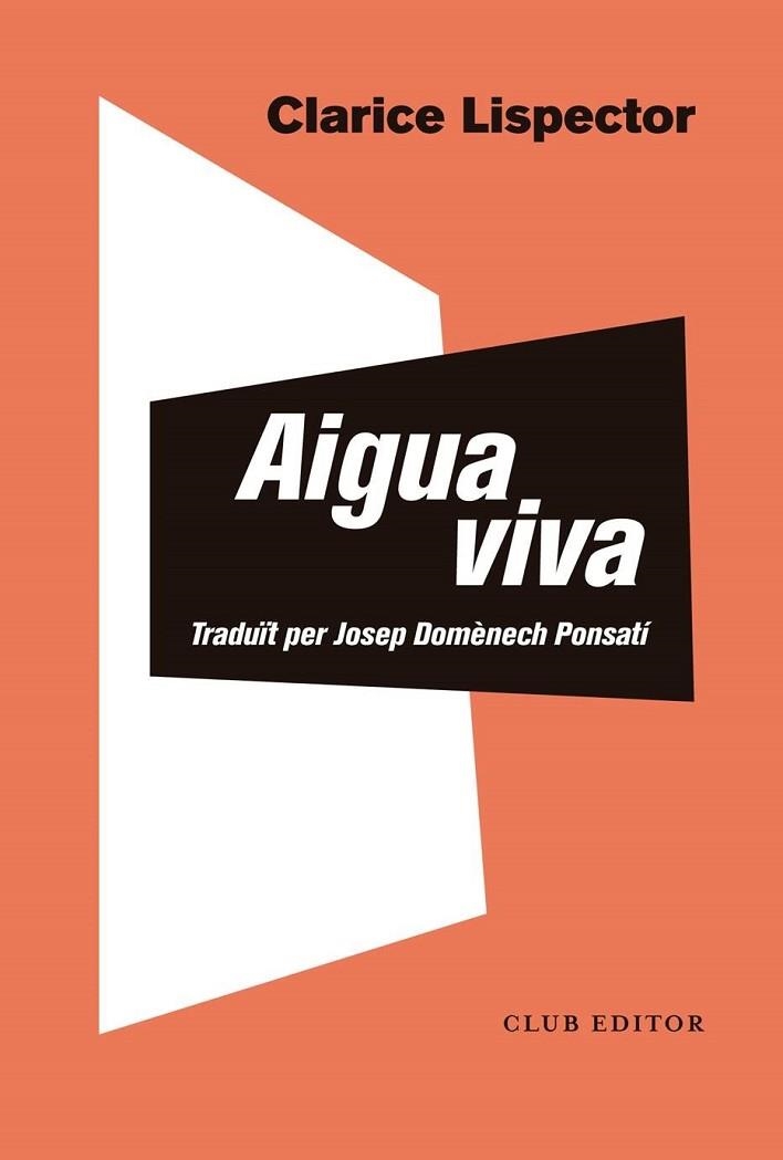 AIGUA VIVA | 9788473293853 | LISPECTOR, CLARICE | Llibreria La Gralla | Llibreria online de Granollers
