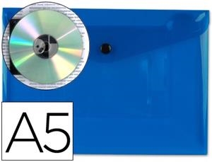 CARPETA PLASTIC A5 BLAU TRANSPARENT | 4710581343521 | BEA28981 | Llibreria La Gralla | Librería online de Granollers