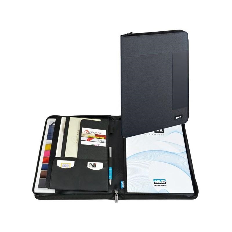 PORTADOCUMENTS WAKALA CITY TIME CREMALLERA GRIS/NEGRE | 8002787617411 | WAK61741 | Llibreria La Gralla | Llibreria online de Granollers