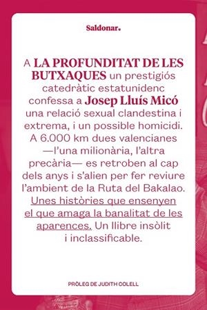 PROFUNDITAT DE LES BUTXAQUES, LA | 9788419571069 | MICÓ, JOSEP LLUÍS | Llibreria La Gralla | Librería online de Granollers