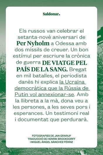 DE VIATGE PEL PAÍS DE LA SANG | 9788419571076 | NYHOLM, PER | Llibreria La Gralla | Librería online de Granollers