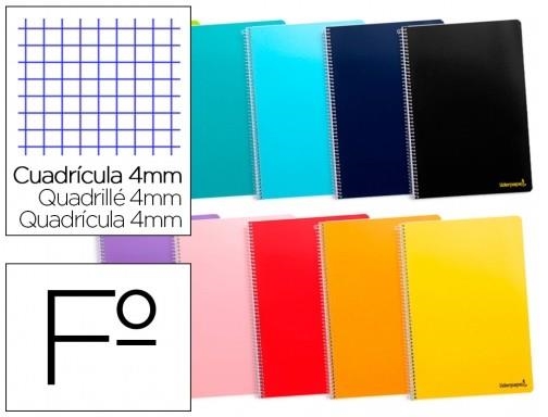 LLIBRETA FOLI LIDERPAPEL QUADRICULA 4MM 80 FULLS AMB MARGE 60GR | 8423473081949 | 08194 | Llibreria La Gralla | Llibreria online de Granollers
