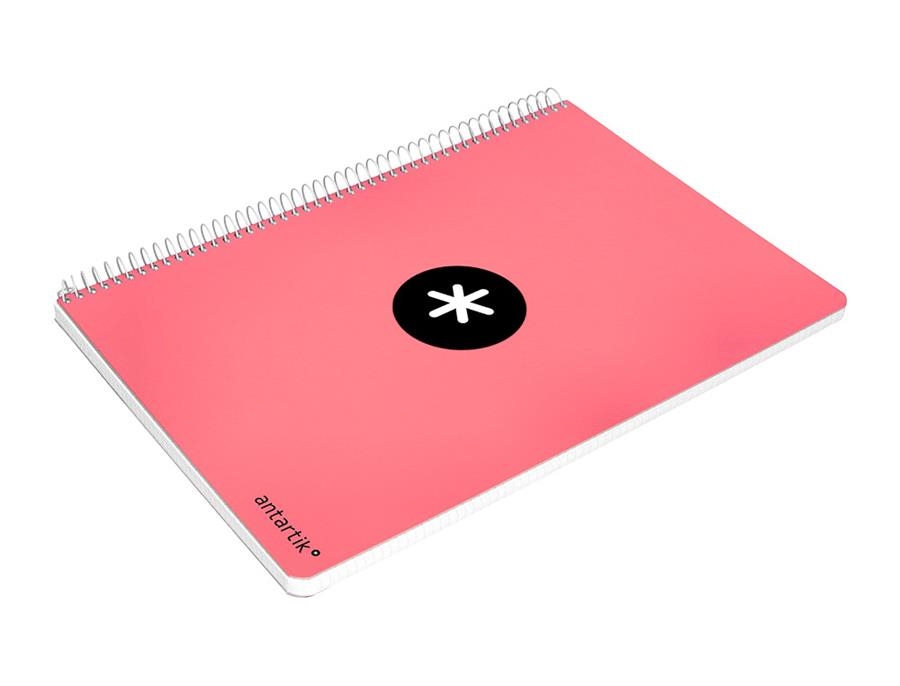 LLIBRETA ANTARTIK ESPIRAL A4 QUADRICULA CARTRO 80 ROSA | 8423473078185 | 7818 | Llibreria La Gralla | Llibreria online de Granollers