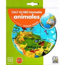 BOLA DEL MÓN INFLABLE 30 CM ANIMALS | 3760039940582 | CAGLO30AN | Llibreria La Gralla | Librería online de Granollers