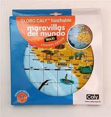 BOLA DEL MÓN INFLABLE 42 CM MERAVELLES DEL MÓN | 3760039940926 | CAGLO42MM | Llibreria La Gralla | Librería online de Granollers
