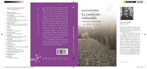 CONDICIÓN VULNERABLE, LA  | 9788417796723 | MÈLICH, JOAN-CARLES | Llibreria La Gralla | Llibreria online de Granollers