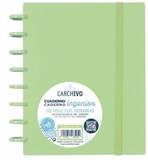 QUADERN INGENIOX CARCHIVO VERD POMA PASTEL | 8422951065310 | 66005121 | Llibreria La Gralla | Llibreria online de Granollers