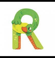 LLETRES DE FUSTA MOULIN ROTY R VERD | 3575676770283 | 677028 | Llibreria La Gralla | Librería online de Granollers