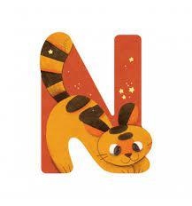 LLETRES DE FUSTA MOULIN ROTY N MARRÓ | 3575676770214 | 677021 | Llibreria La Gralla | Librería online de Granollers